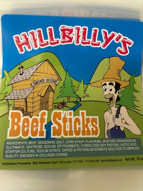 Hillbilly's Beef Stick packet