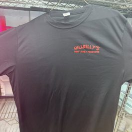 Hillbilly Jerky Black T-shirt (unisex)