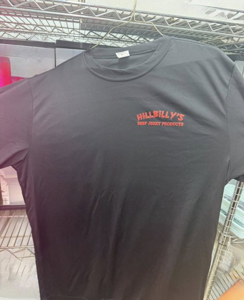 Hillbilly Jerky Black T-shirt (unisex)