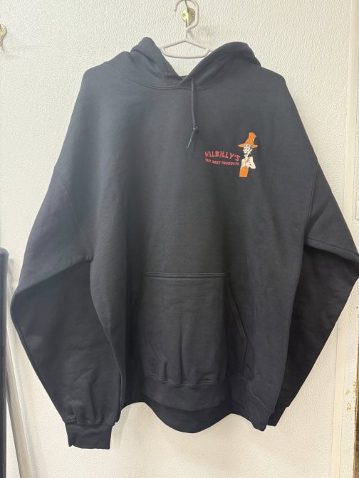 Hillbilly Jerky Black hoodie (unisex)