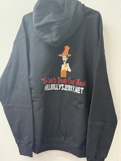 Hillbilly Jerky Black hoodie (unisex) - Image 2